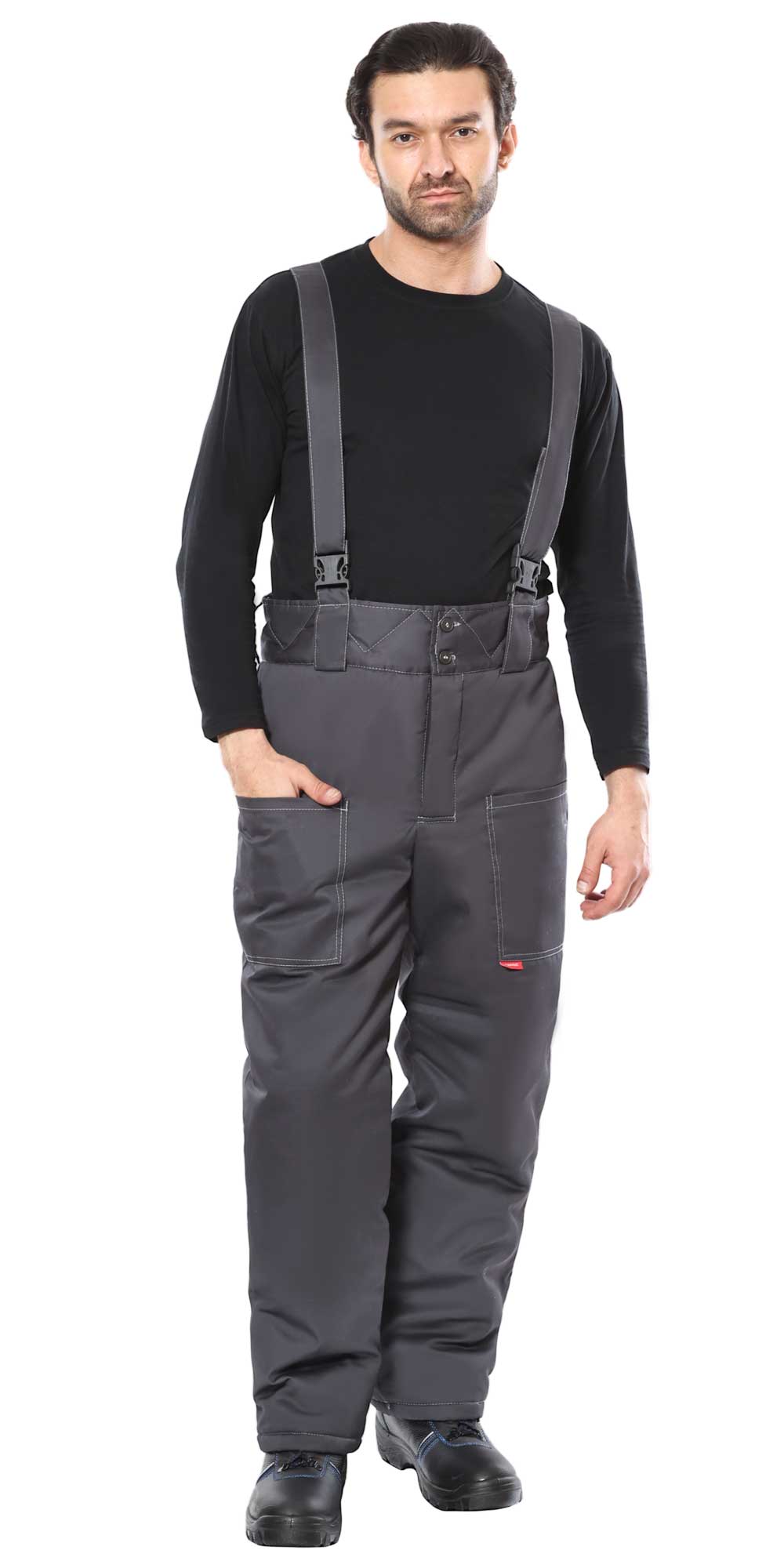 142868 Брюки зимние универсальные тёмно-серые, тк. Орион (ЧЗ)