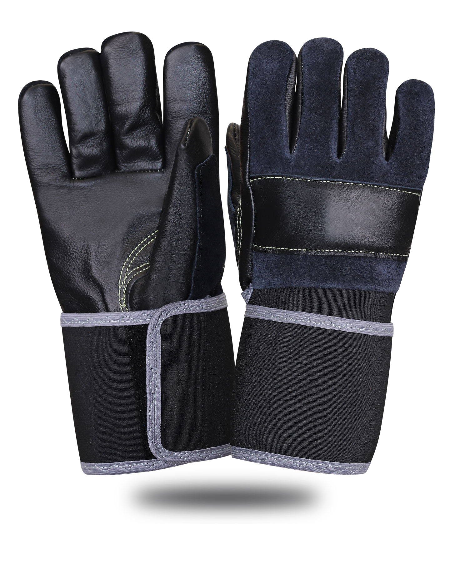 145137 Перчатки ВИБРО-01-SP Safeprotect (натуральная кожа) (х6х60)