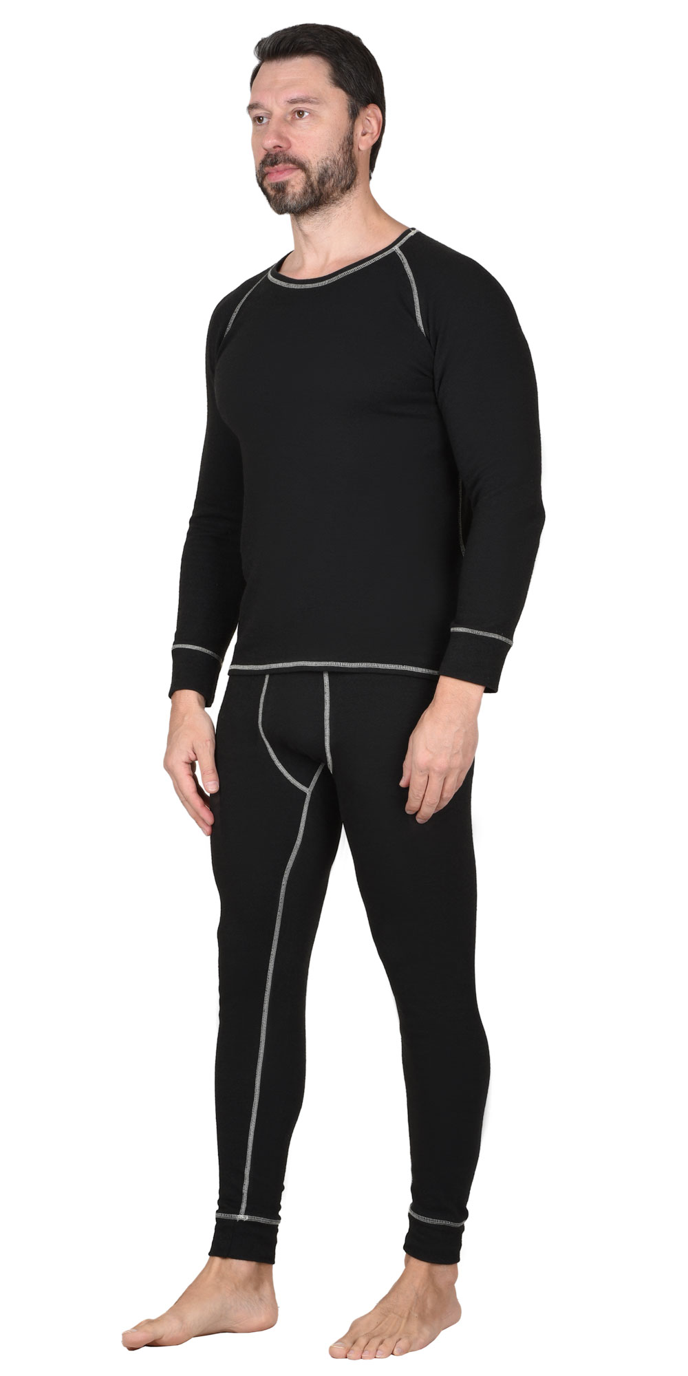 01257 Термобелье POLAR ACTIV SIBERIA двухсл. гибридное (акрил, хлопок/полиэстер) (ЧЗ)