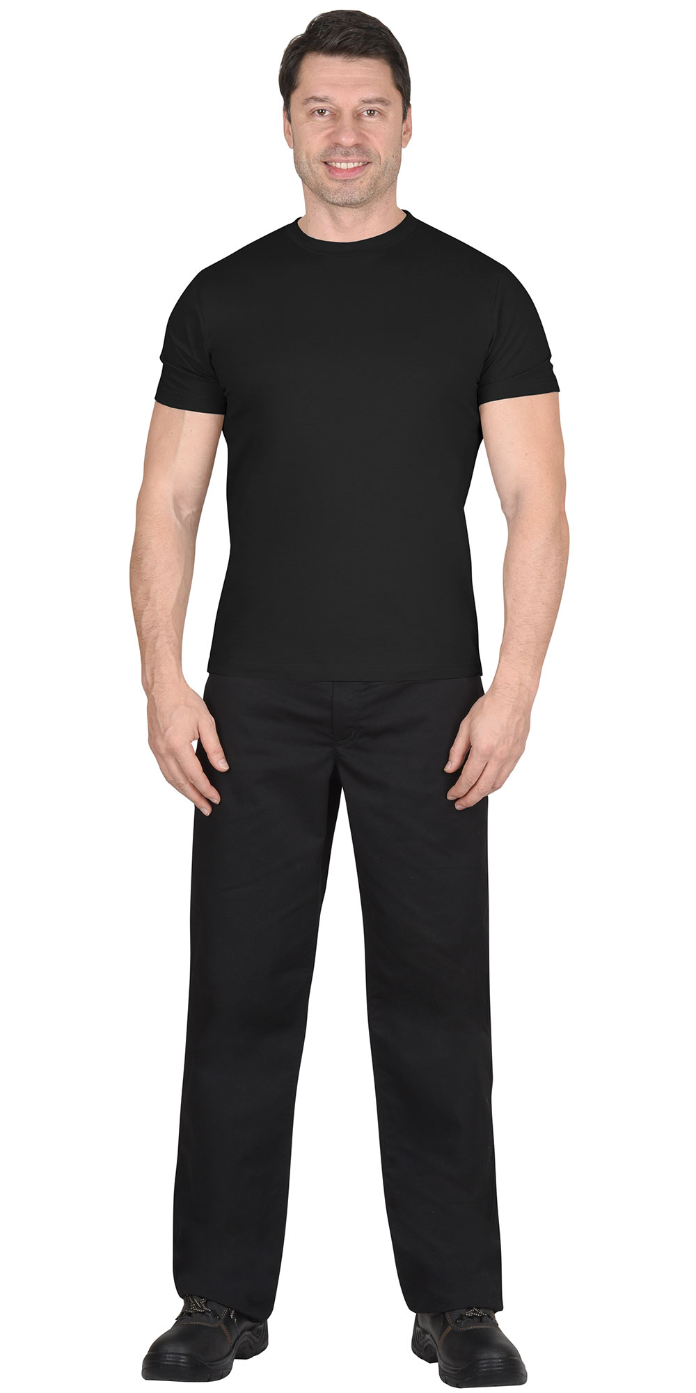 07320 Футболка чёрная 160г/м2