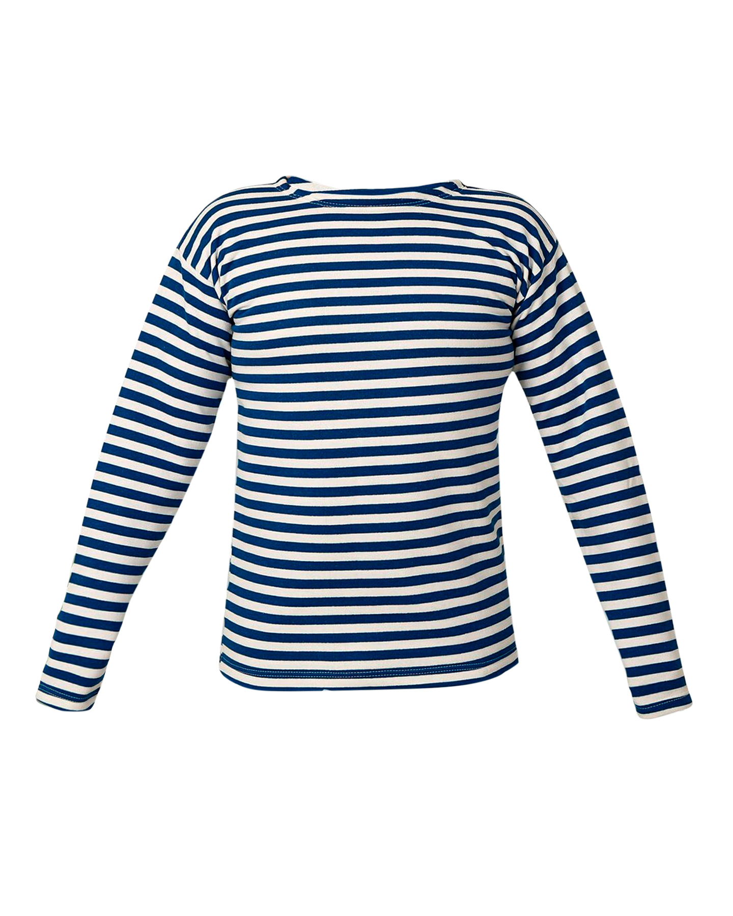 131126 Тельняшка т.синяя с белым пл.160 г/кв.м., 100% х/б (ЧЗ)