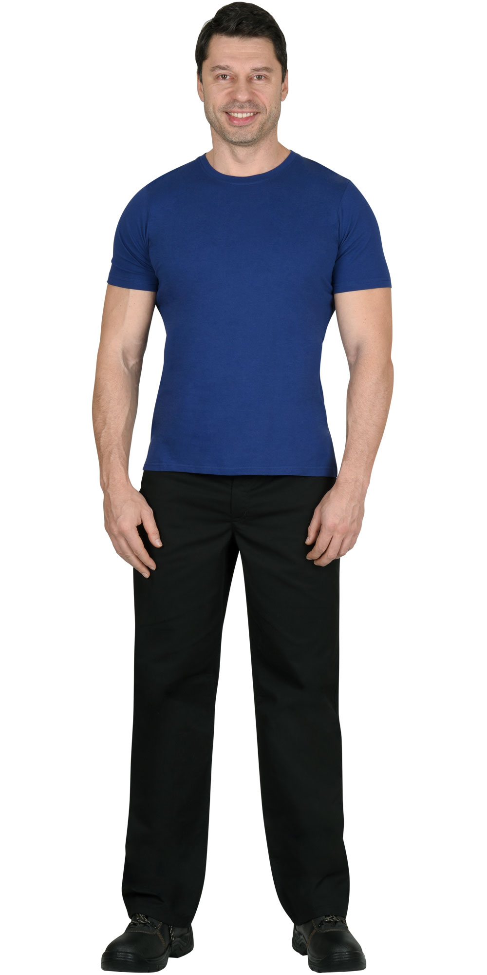 150808 Футболка синяя Сириус Стандарт 160г/м2 в уп.100 шт. за шт. (ЧЗ)