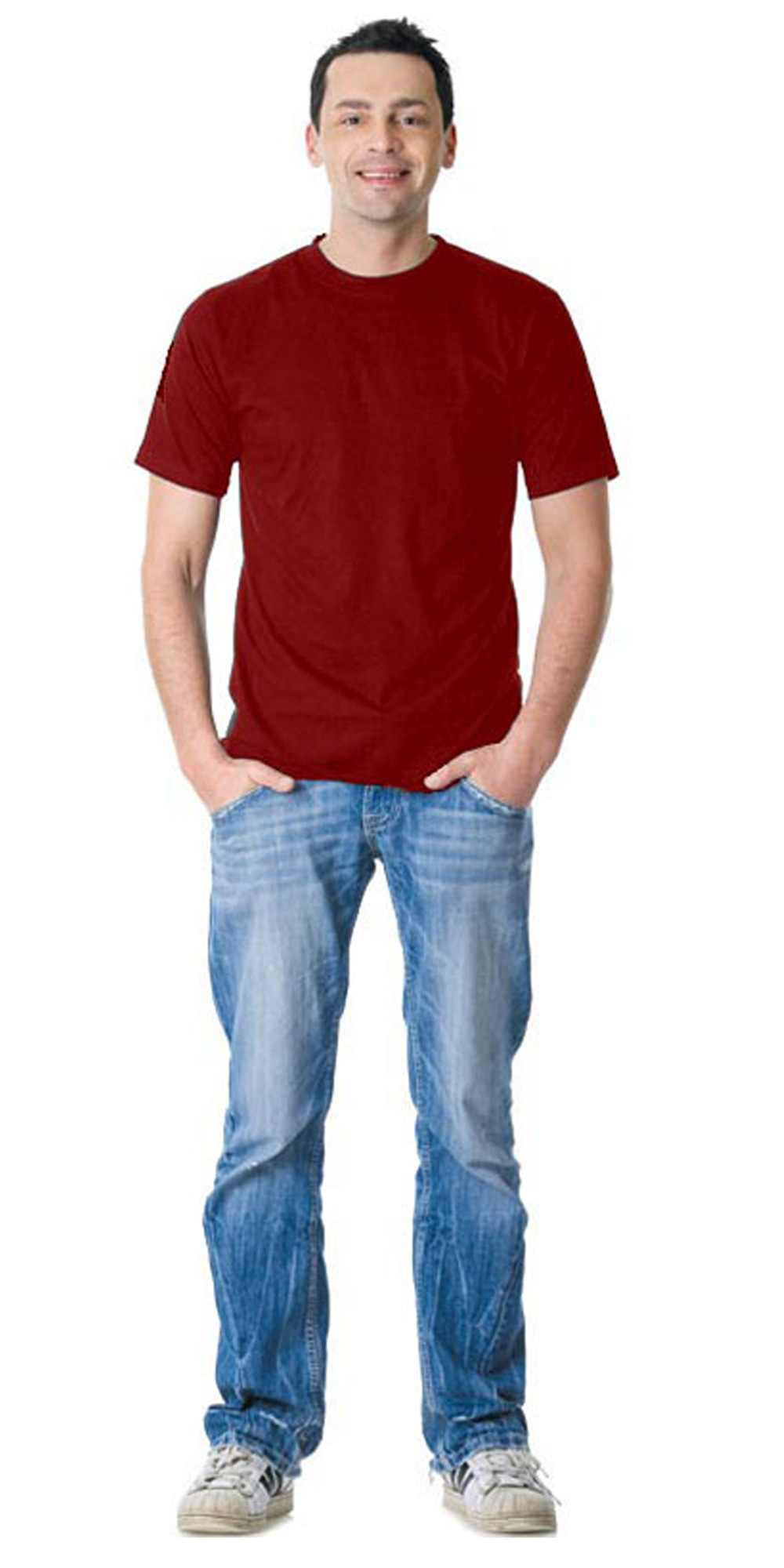 150836 Футболка бордовая Сириус Стандарт 160г/м2 в уп.100 шт. за шт. (ЧЗ)