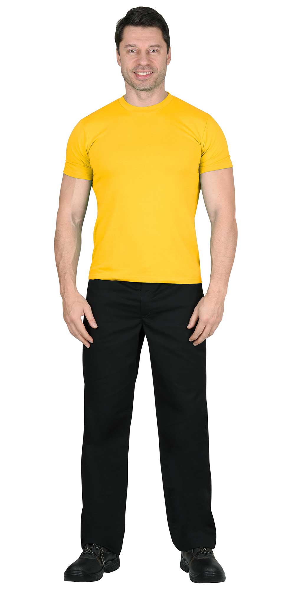 150852 Футболка жёлтая Сириус Стандарт 160г/м2 в уп.100 шт. за шт. (ЧЗ)