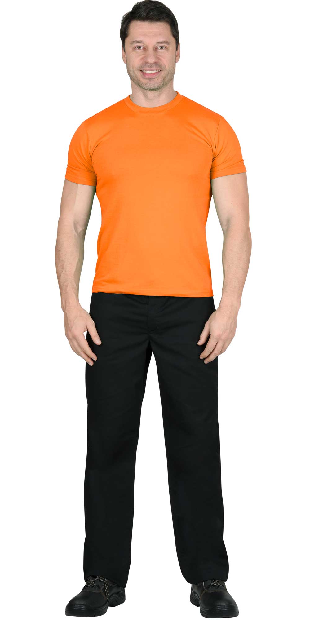 150876 Футболка оранжевая Сириус Стандарт 160г/м2 в уп.100 шт. за шт. (ЧЗ)