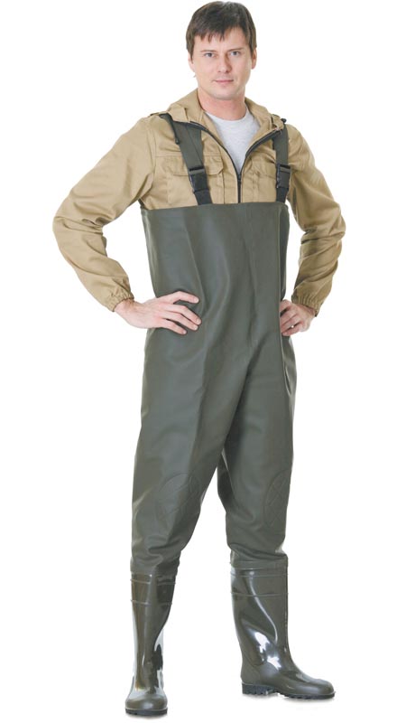 06469 Полукомбинезон ПВХ рыбацкий с сапогами