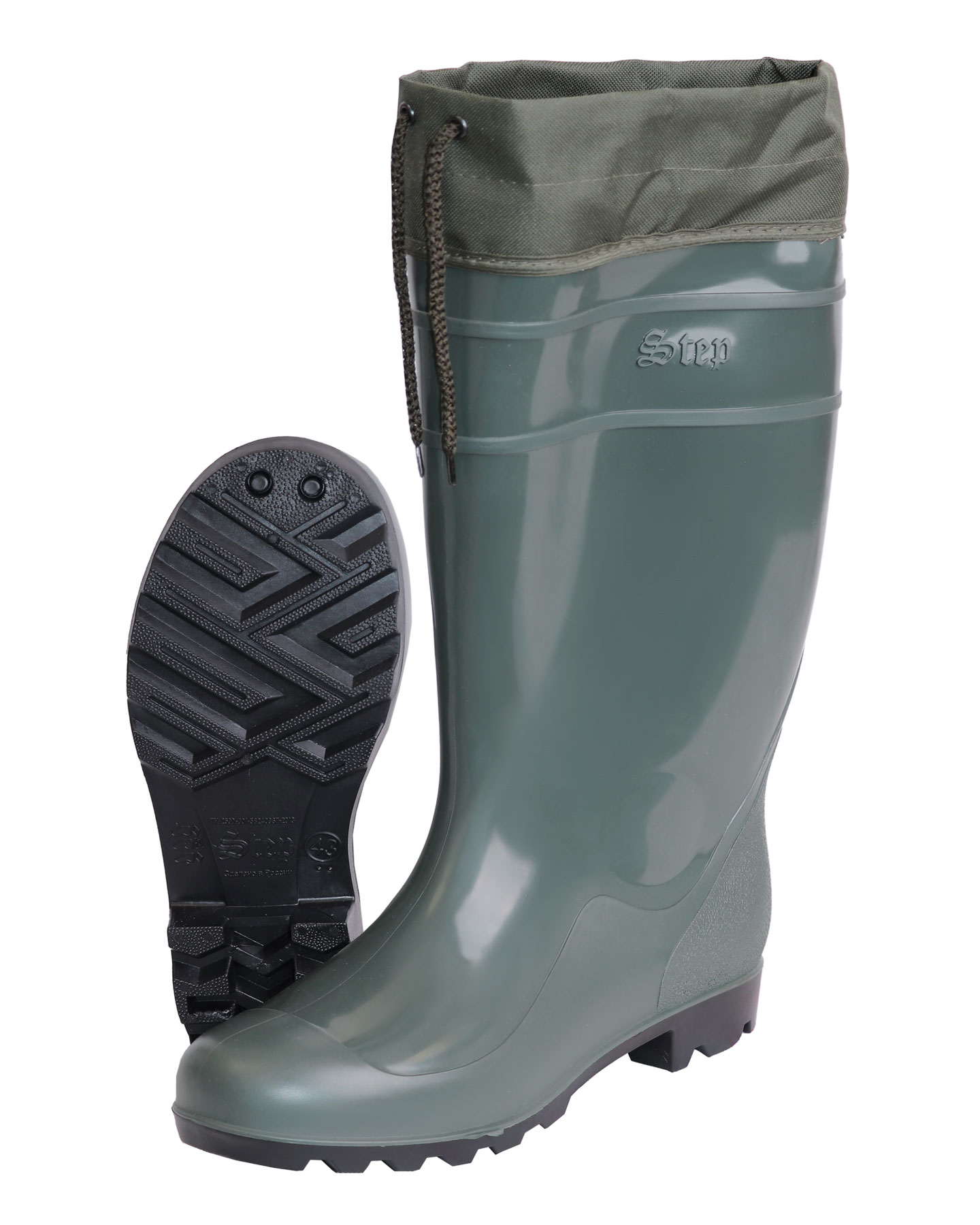 113462 Сапоги ПВХ с манжетой мужские, высота 38см