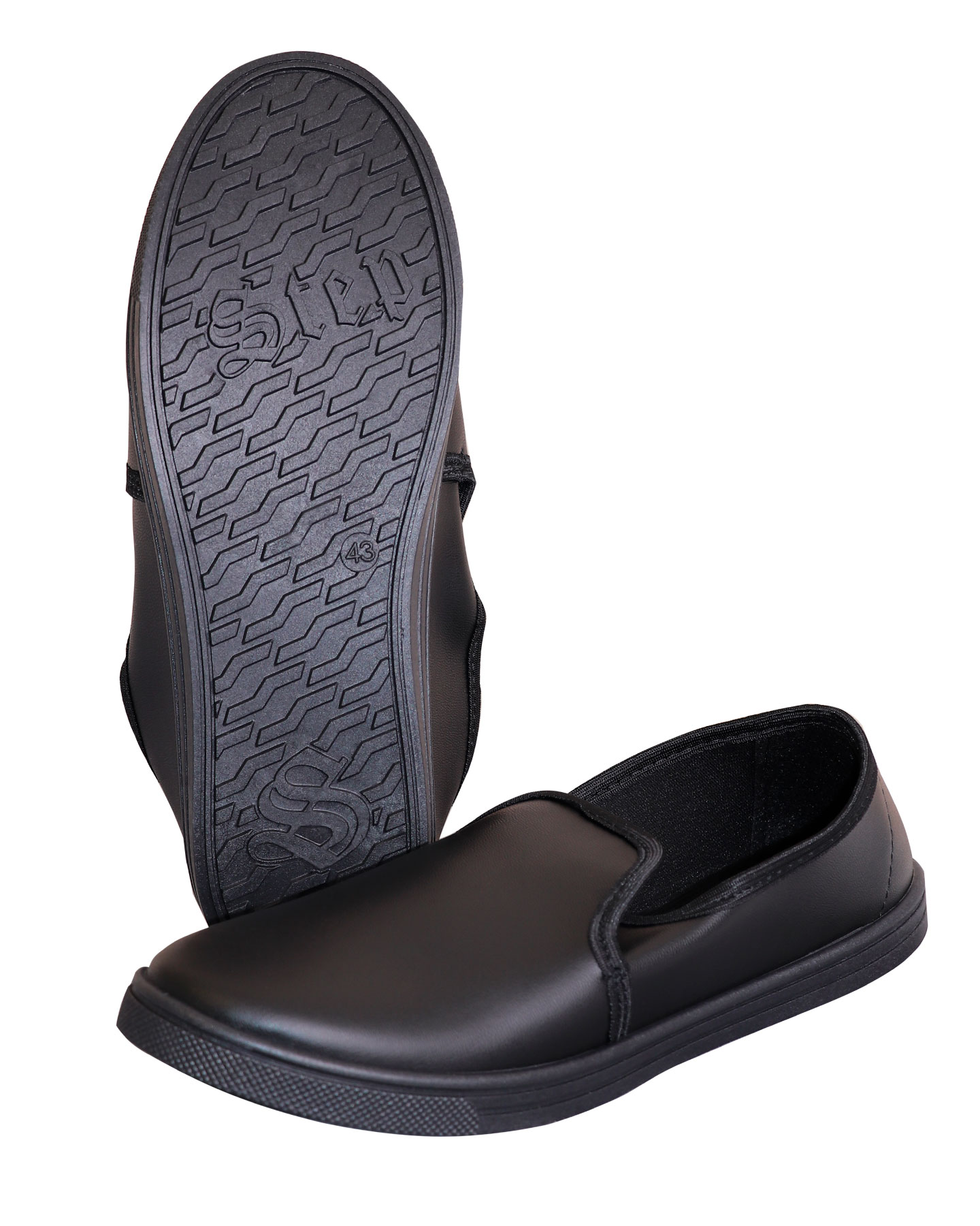 133052 Тапочки-туфли рабочие (искусственная кожа, ПВХ)