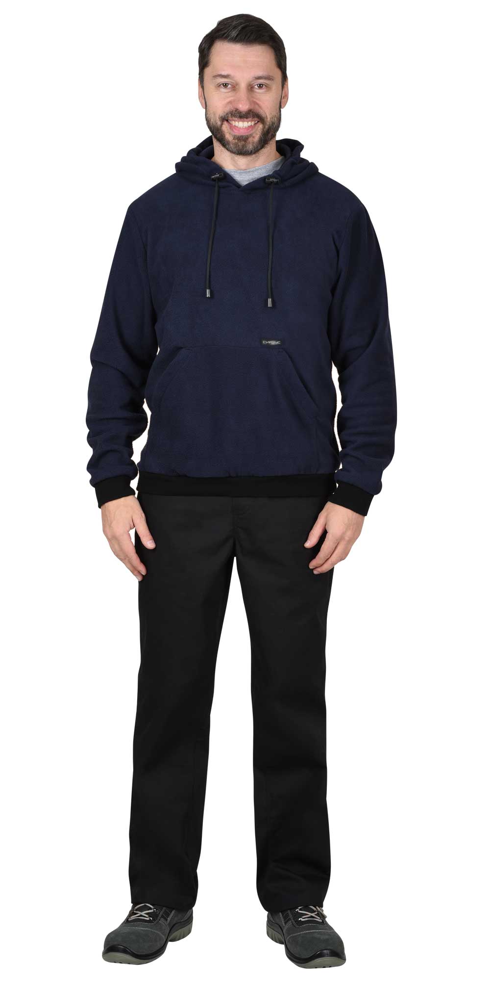 120042 Толстовка флисовая синяя (ЧЗ)