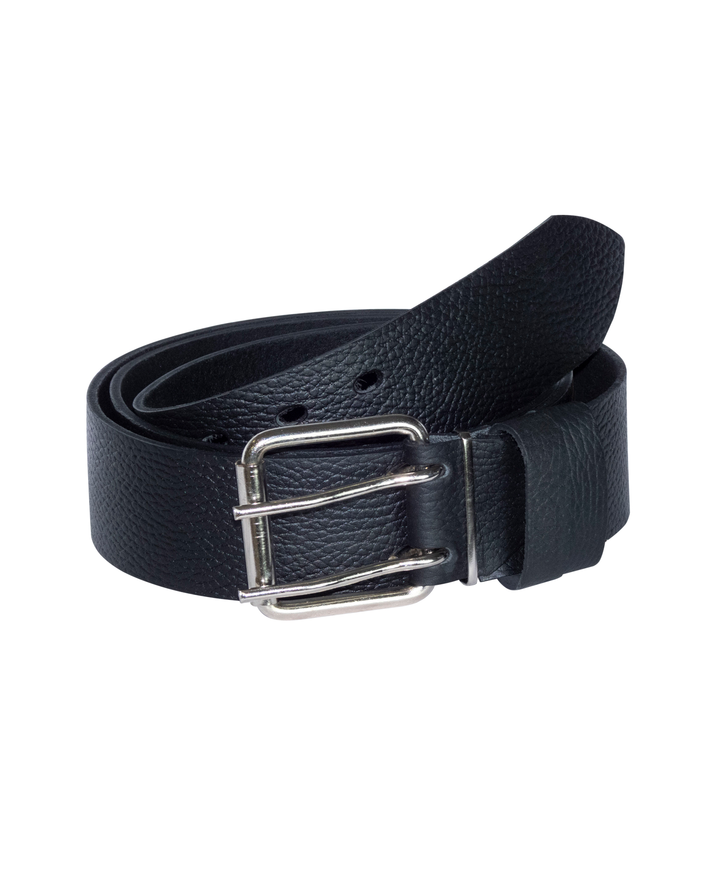 133002 Ремень ОМОН кожаный 45мм чёрный