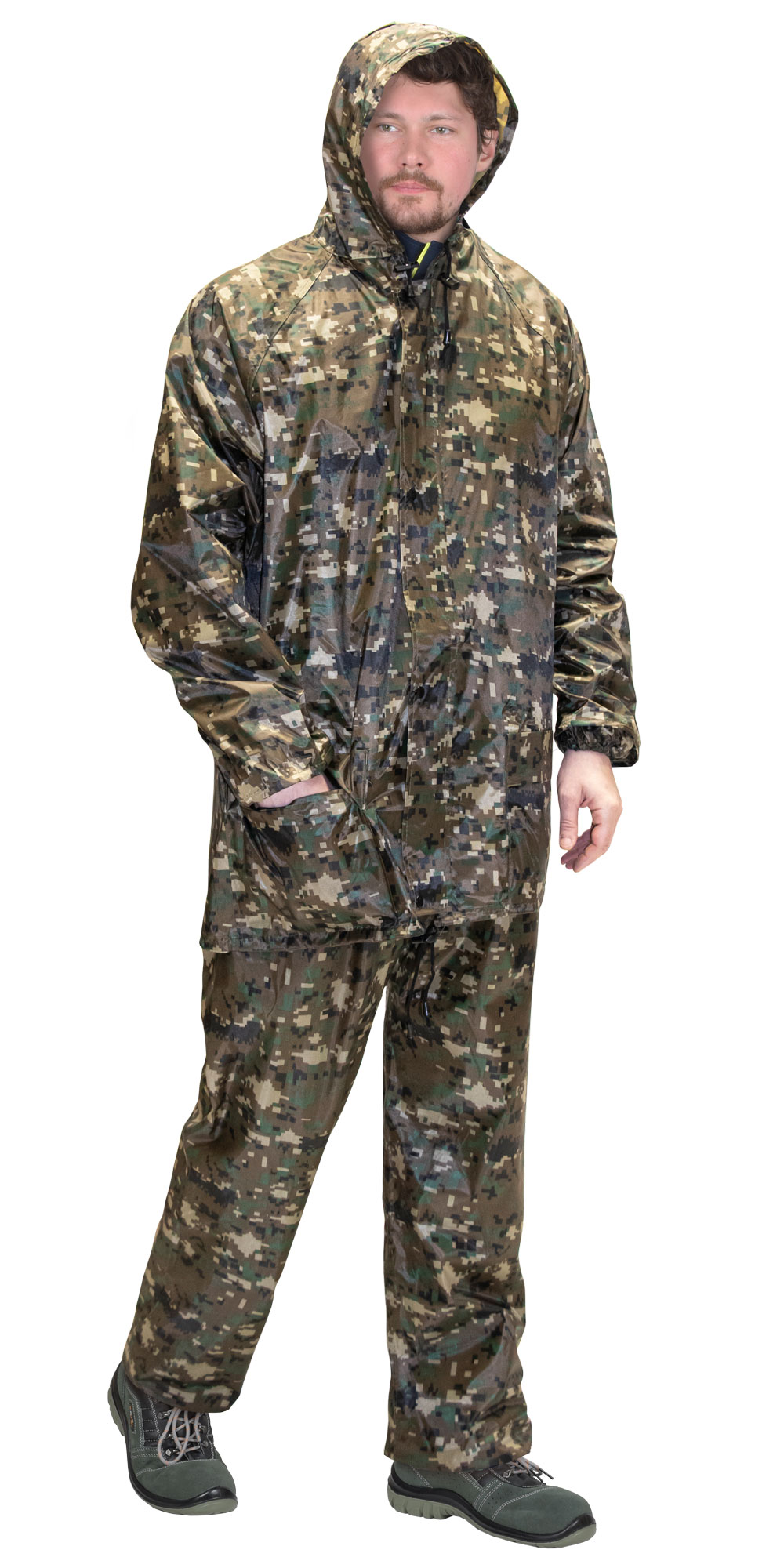 141545 Костюм влагозащитный SIRIUS Стандарт (210 гр/м2) КМФ цифра (ЧЗ)