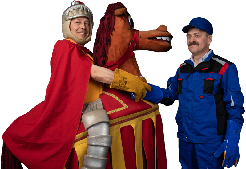 Сириус-Спецодежда: Оденем любого, даже коня!